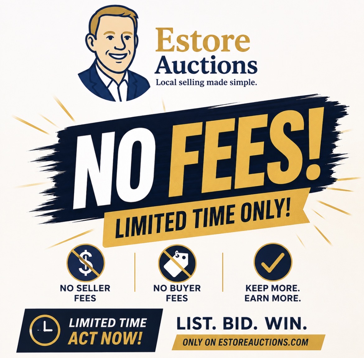 No fees 
