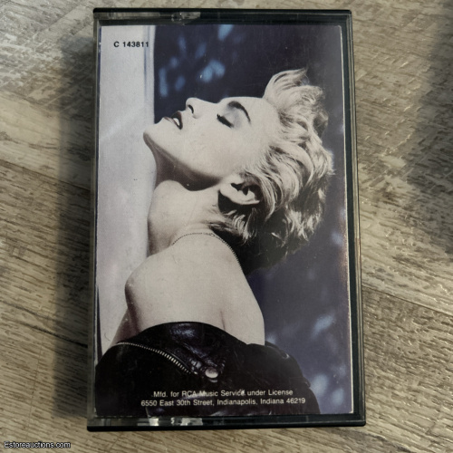 Madonna True Blue (Cassette, 1986 Sire) VG Condition Rare
