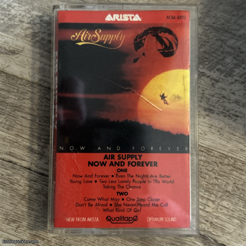 Air supply Now and Forever cassette Tape Rare