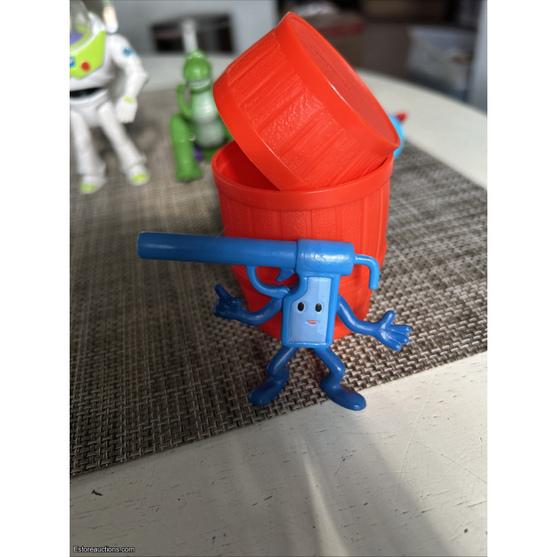 Vintage Toy Story  Buzz ,Rex, Lenny, Red barrel, Misfit Mantis Collectibles Lot