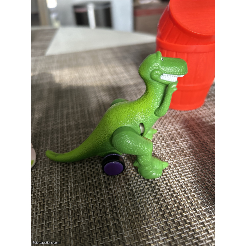 Vintage Toy Story  Buzz ,Rex, Lenny, Red barrel, Misfit Mantis Collectibles Lot