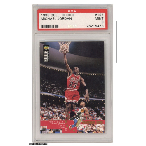 1995 Collectors Choice Michael Jordan #195 PSA 9