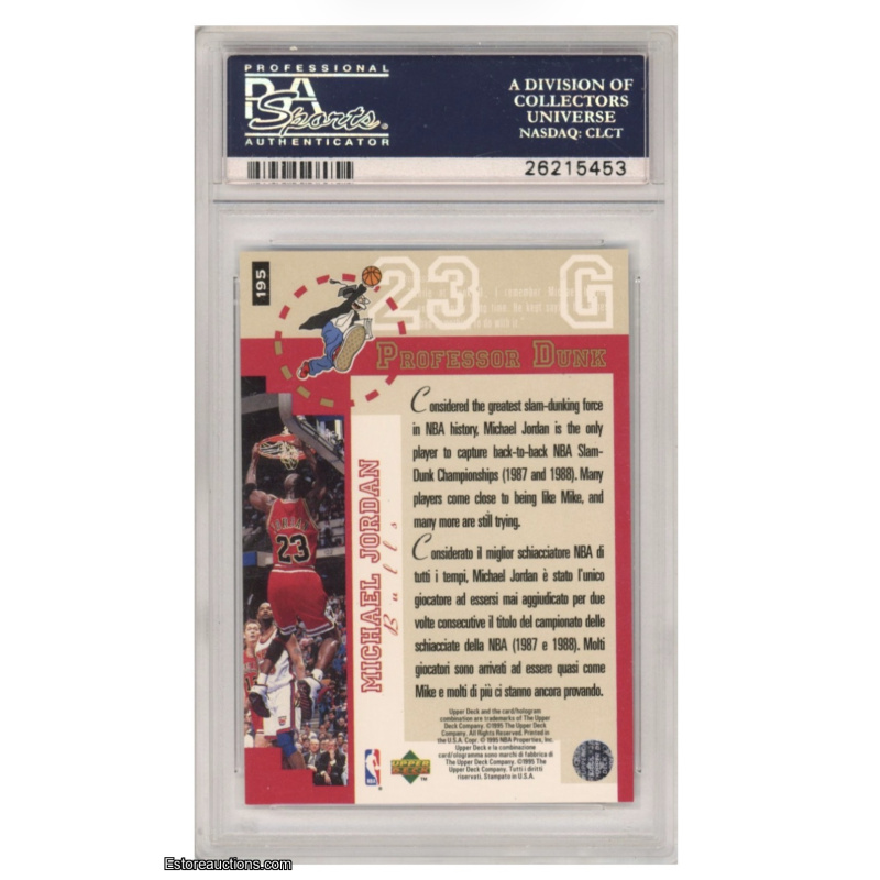 1995 Collectors Choice Michael Jordan #195 PSA 9