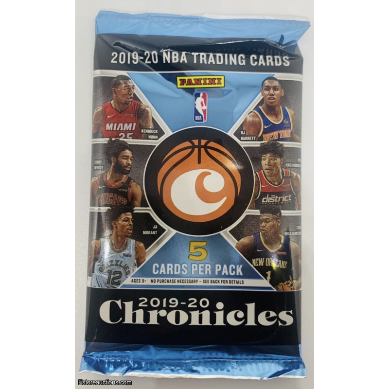 2019 20 PANINI CHRONICLES Basketball 5-Card Pack Brand NEW Factory Sealed Zion