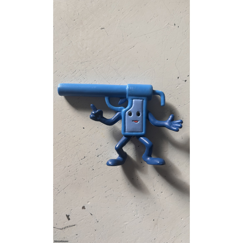 Misfit JELLY PISTOL GUN Plastic Figure Misfit Toys Rudolph PLAYING MANTIS 2002