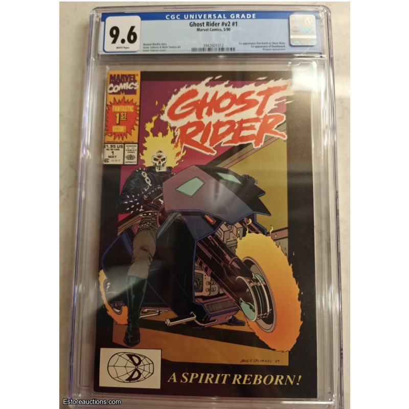 Ghost Rider V2 #1 CGC 9.6 1990 Marvel 1st Dan Ketch