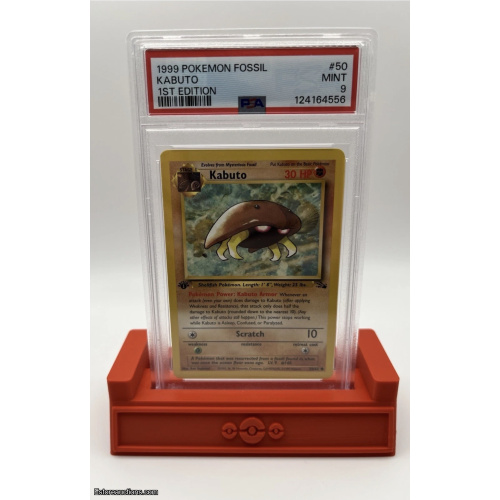 1999 POKEMON FOSSIL 1ST ED #50 KABUTO PSA 9