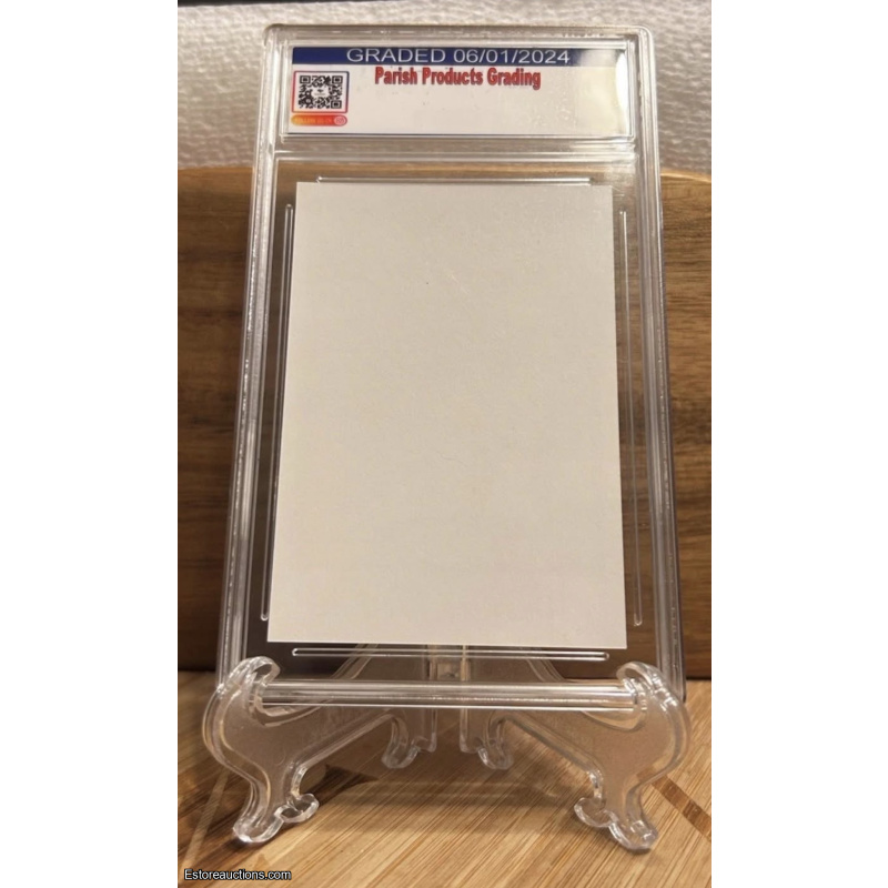 MICHAEL JORDAN 1991 Tuff Stuff Jr. #25 Blank Back Error Graded Gem Mint 10