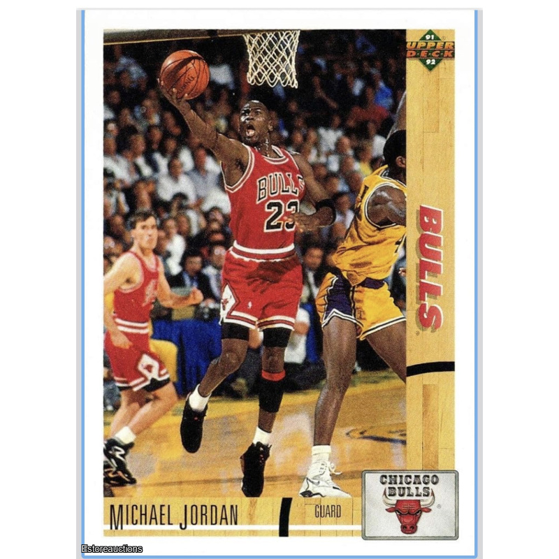 1991-92 Upper Deck #44 Michael Jordan Basketball Card - Chicago Bulls