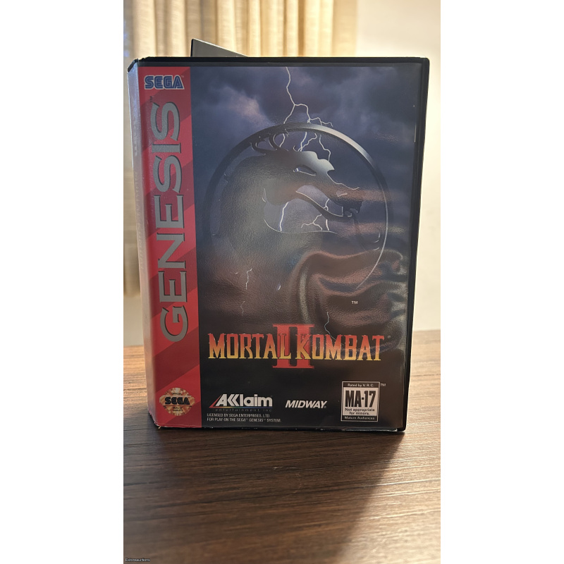 Mortal Kombat II (Sega Genesis, 1994) Complete Great Condition!