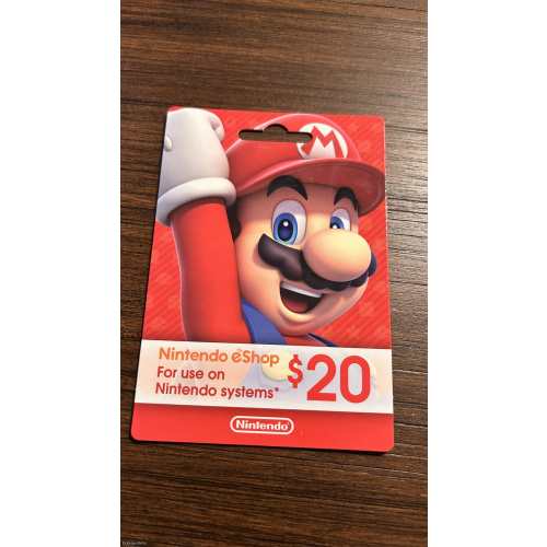 $20 Nintendo Switch eShop Gift Card  NEW - Fast shipping