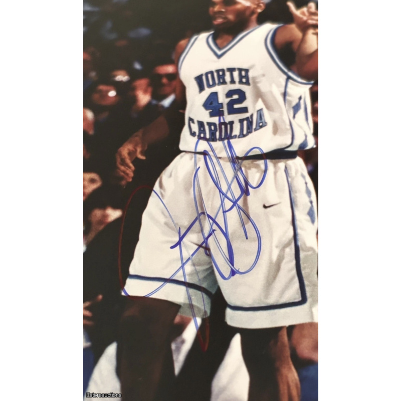 UNC - Jerry Stackhouse Auto - Signed Photo #485/1000 8x10"