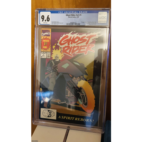 Ghost Rider 1 ~ Vol 2 1990 CGC 9.6 ~ 1st Daniel & Barbara Ketch, Deathwatch