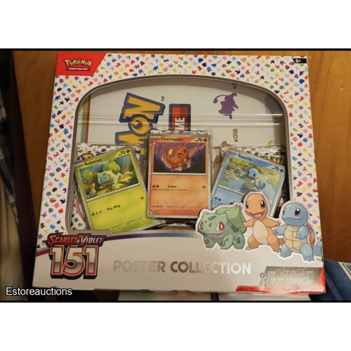 Pokémon TCG: Scarlet & Violet 151 Poster Collection New Factory Sealed
