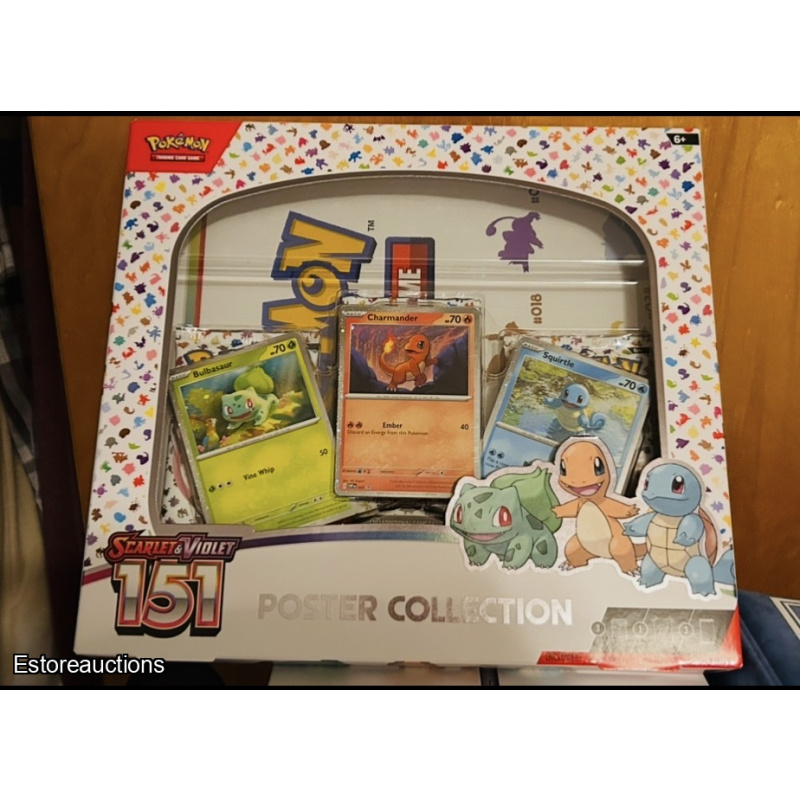 Pokémon TCG: Scarlet & Violet 151 Poster Collection New Factory Sealed