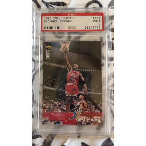 1995 Upper Deck Collectors Choice Michael Jordan #195 PSA 9 Mint