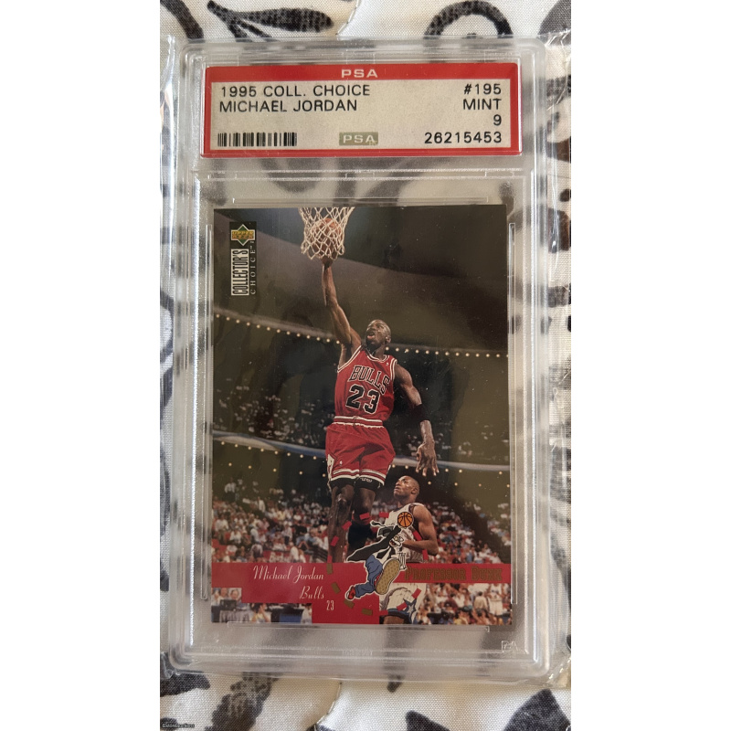 1995 Upper Deck Collectors Choice Michael Jordan #195 PSA 9 Mint