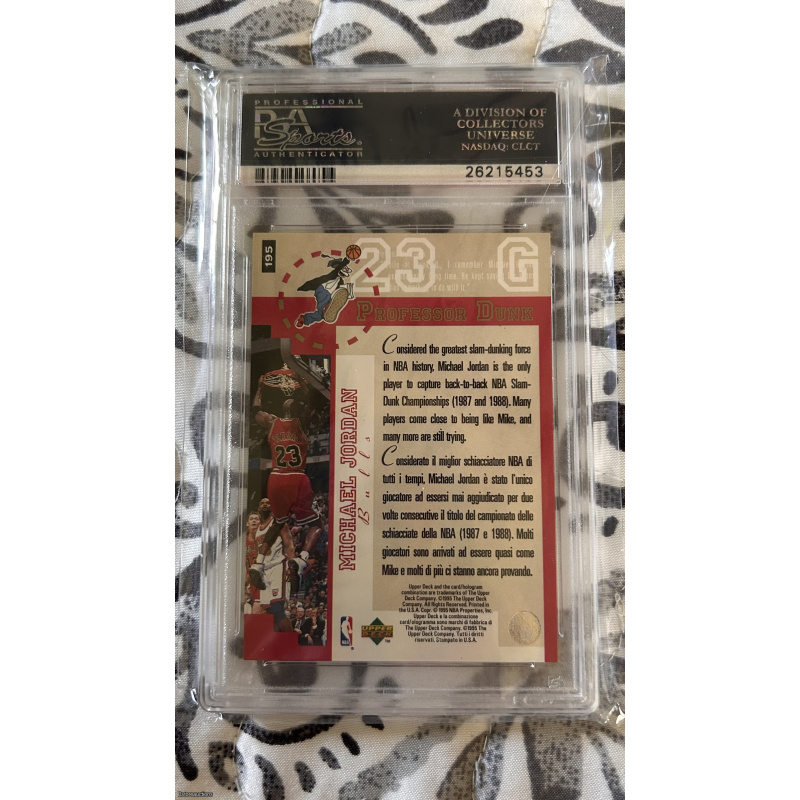 1995 Upper Deck Collectors Choice Michael Jordan #195 PSA 9 Mint