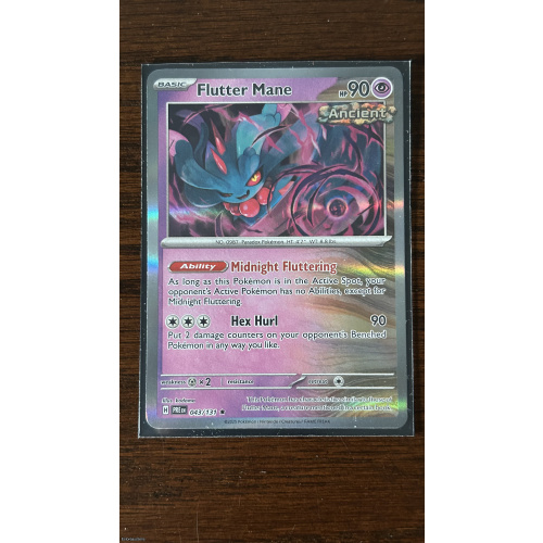 Flutter Mane 043/131 Sv: Prismatic Evolutions Holo Rare Master Ball
