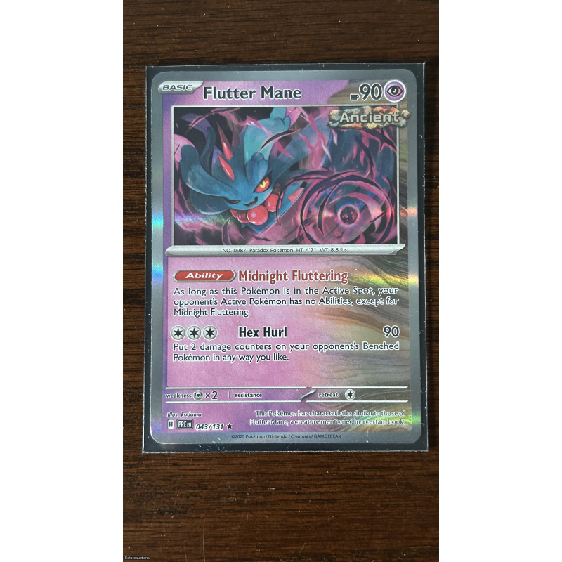 Flutter Mane 043/131 Sv: Prismatic Evolutions Holo Rare Master Ball