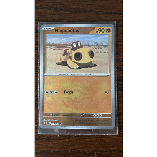Hippopotas (Poke Ball Pattern) 052/131 Sv: Prismatic Evolutions Holo