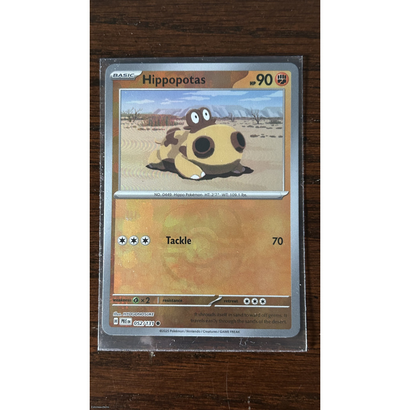 Hippopotas (Poke Ball Pattern) 052/131 Sv: Prismatic Evolutions Holo