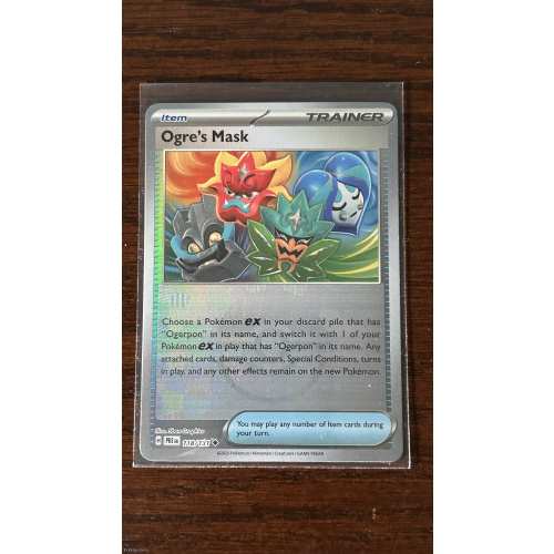Ogre's Mask 118/131 Uncommon SV: Prismatic Evolutions Pokemon Reverse Holo NM