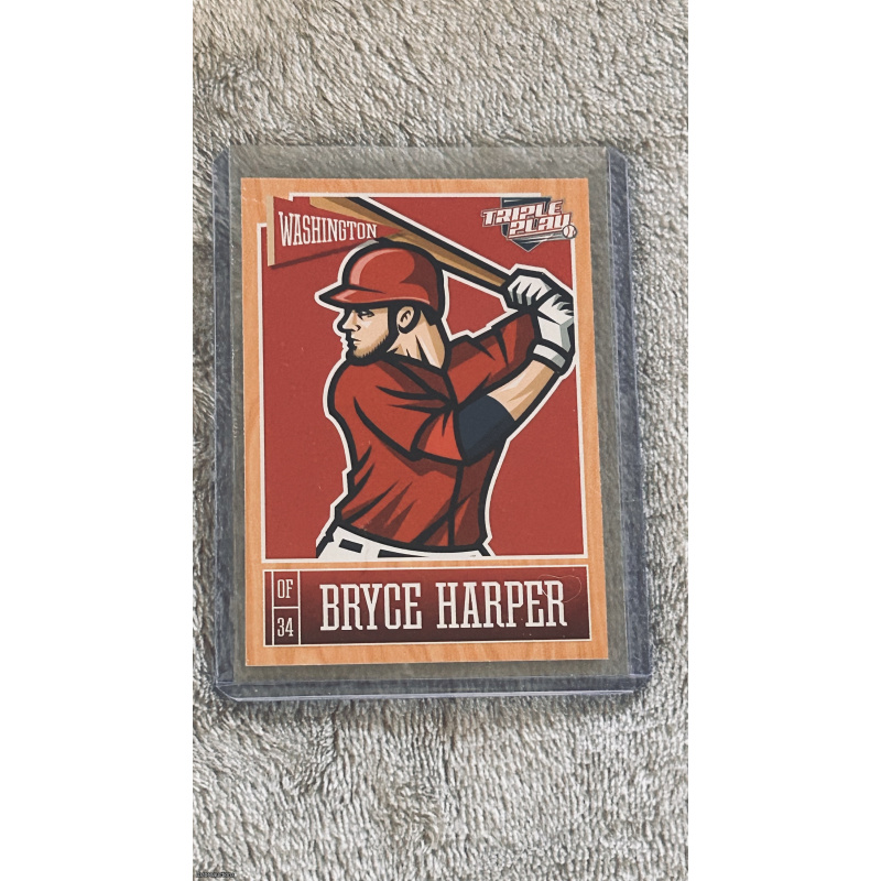 BRYCE HARPER CARD #89 Triple Play 2013 Panini