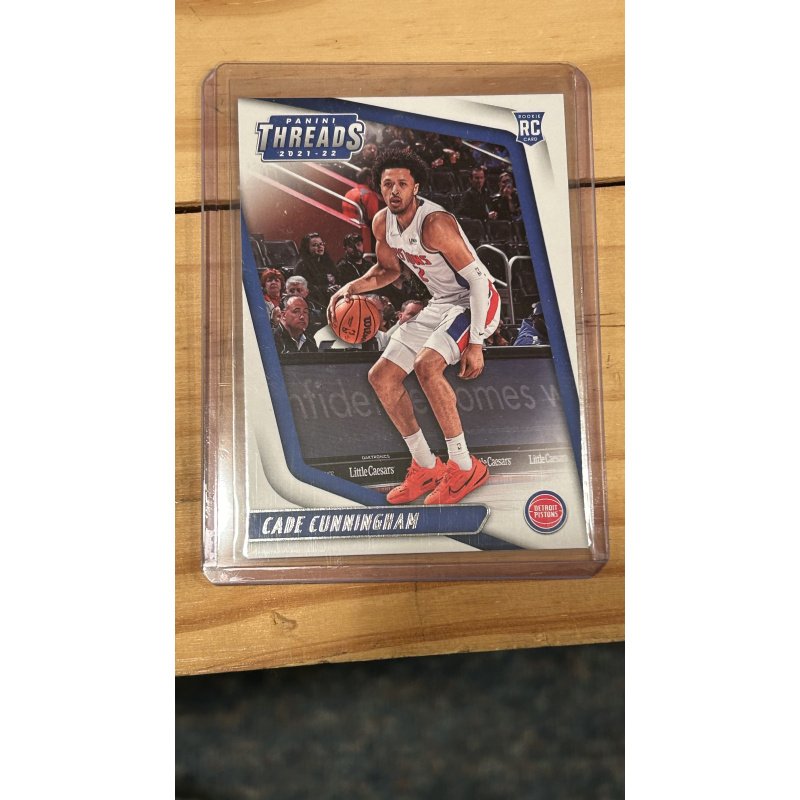 Cade Cunningham 2021-22 Panini Threads Pink Parallel Rookie RC #79 Pistons