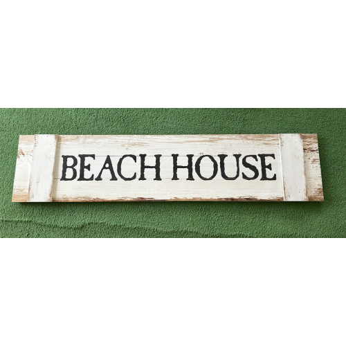BEACH HOUSE WOODEN HOME WALL SIGN DECOR
