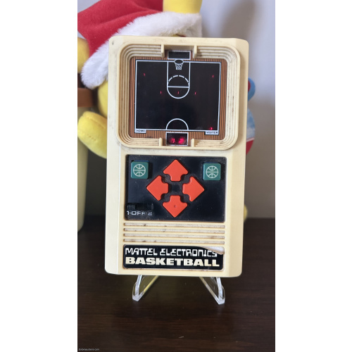 1978 Mattel Electronics Basketball Handheld Game w/ Battery Cover