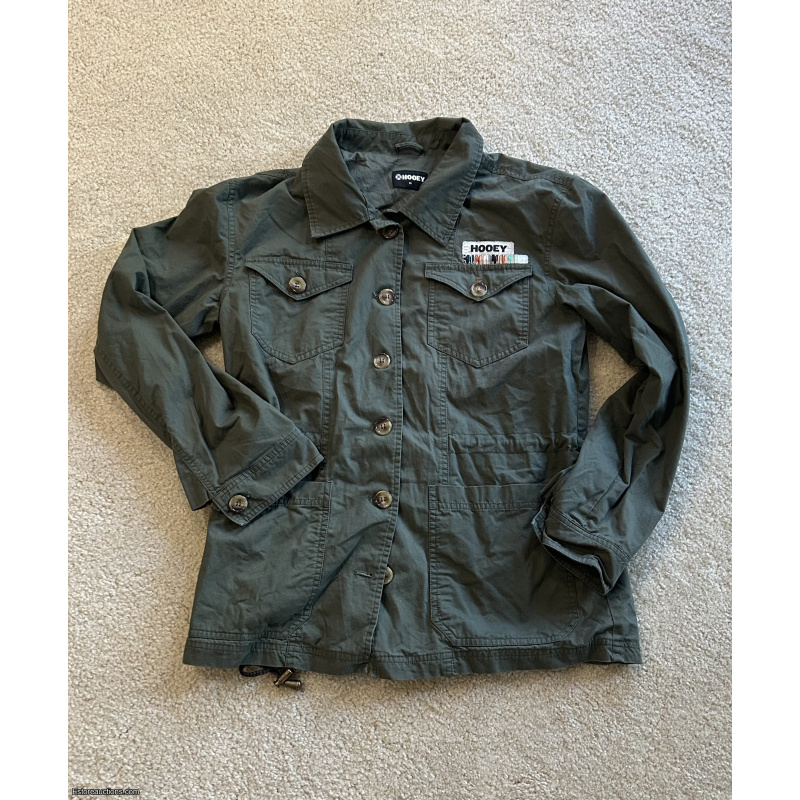 Hooey Women's Military Jacket Green Size M