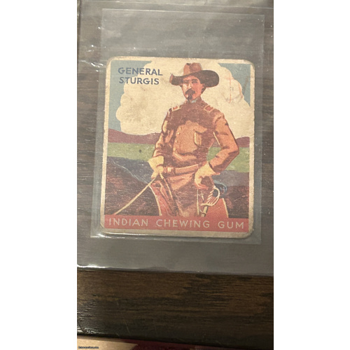 1933 Goudey Indian Gum General Sturgis #71 Fair Good Series of 96