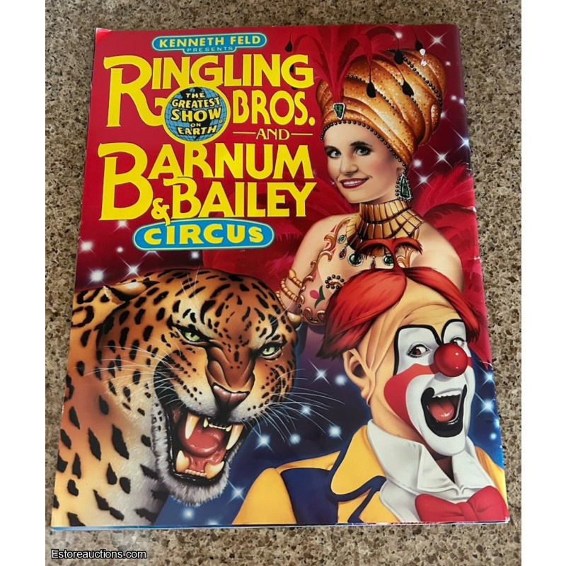 Vintage 1990 Ringling Bros Barnum Bailey Circus Magazine
