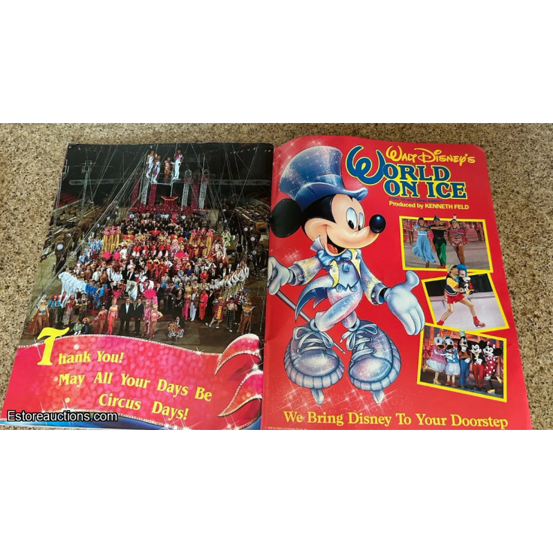 Vintage 1990 Ringling Bros Barnum Bailey Circus Magazine